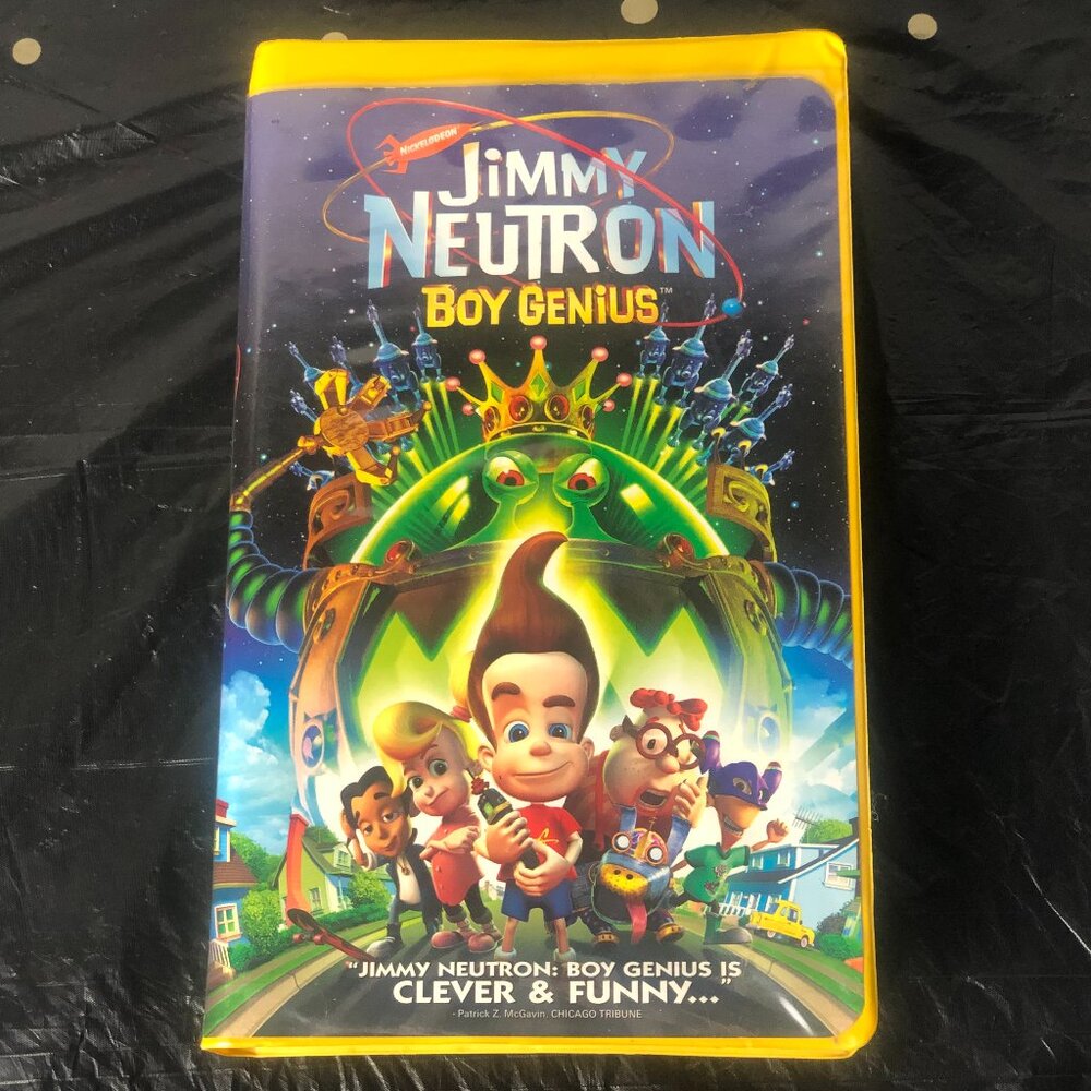 Jimmy Neutron: Boy Genius (VHS, 2002, Clam Shell)